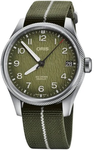 画像1: 腕時計 オリス ORIS 01 751 7761 4187-Set プロパイロット デイト オカバンゴ エアレスキュー リミテッド エディション 2011本 限定 機械式自動巻 メンズ 正規品 (1)