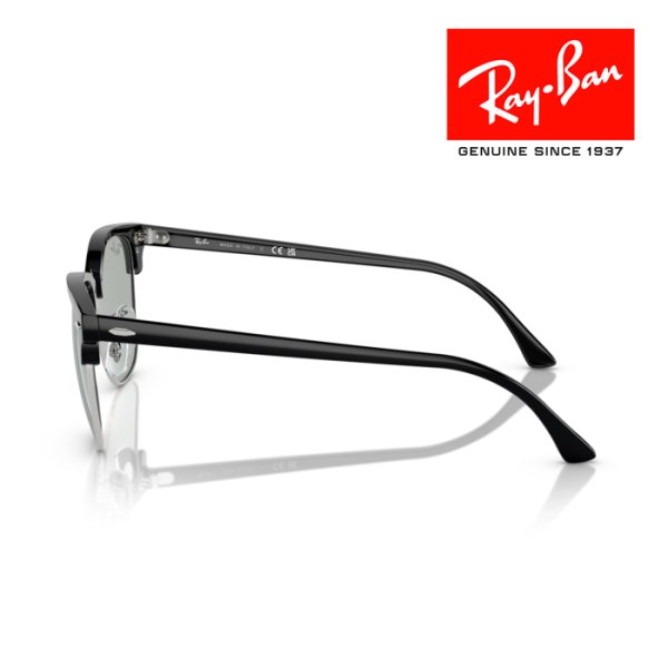 RayBan レイバン クラブマスター Clubmaster サングラス メガネフレーム 51□21ブラック シルバー グレー RB3016  1354R5 クロス付き レイバン純正メガネケース付き 国内正規品 - 時計の上月