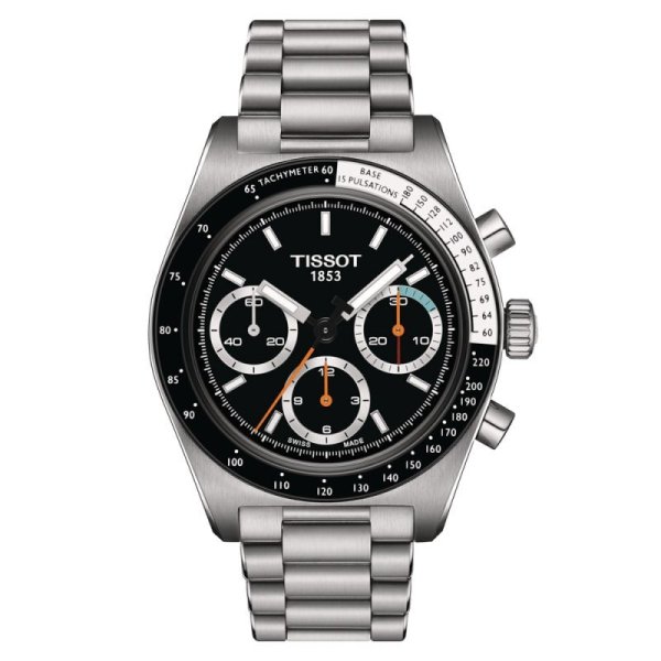 画像1: T1494592105100 ティソ TISSOT PR516 クロノグラフ メカニカル 機械式手巻き メンズ ステンレス ベルト T149.459.21.051.00 ブラック 正規品 (1)