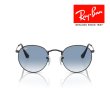 画像5: RayBan レイバン Round metal ラウンドメタル サングラス メガネフレーム 50□21 ブラック 50□21 ブラック ブルー RB3447 002/3F メーカー2年保証 クロス付き 正規品 (5)