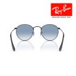 画像3: RayBan レイバン Round metal ラウンドメタル サングラス メガネフレーム 50□21 ブラック 50□21 ブラック ブルー RB3447 002/3F メーカー2年保証 クロス付き 正規品 (3)