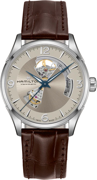 腕時計 ハミルトン HAMILTON メンズ ジャズマスター オープンハート 42mm H32705521 正規品【コレクションケースプレゼント】