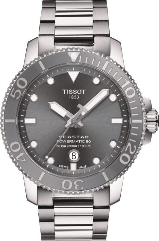 時計の上月 T1204071108101 ティソ TISSOT シースター1000