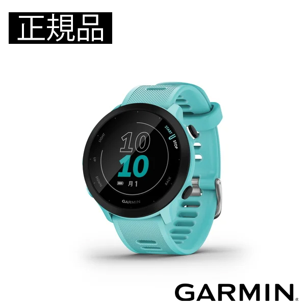 時計の上月 GARMIN ガーミン ForeAthlete 55 Aqua エントリー向けGPSランニングウォッチ 010-02562-42 スマートウォッチ  ランニング 健康管理 正規輸入品 010-02562-42